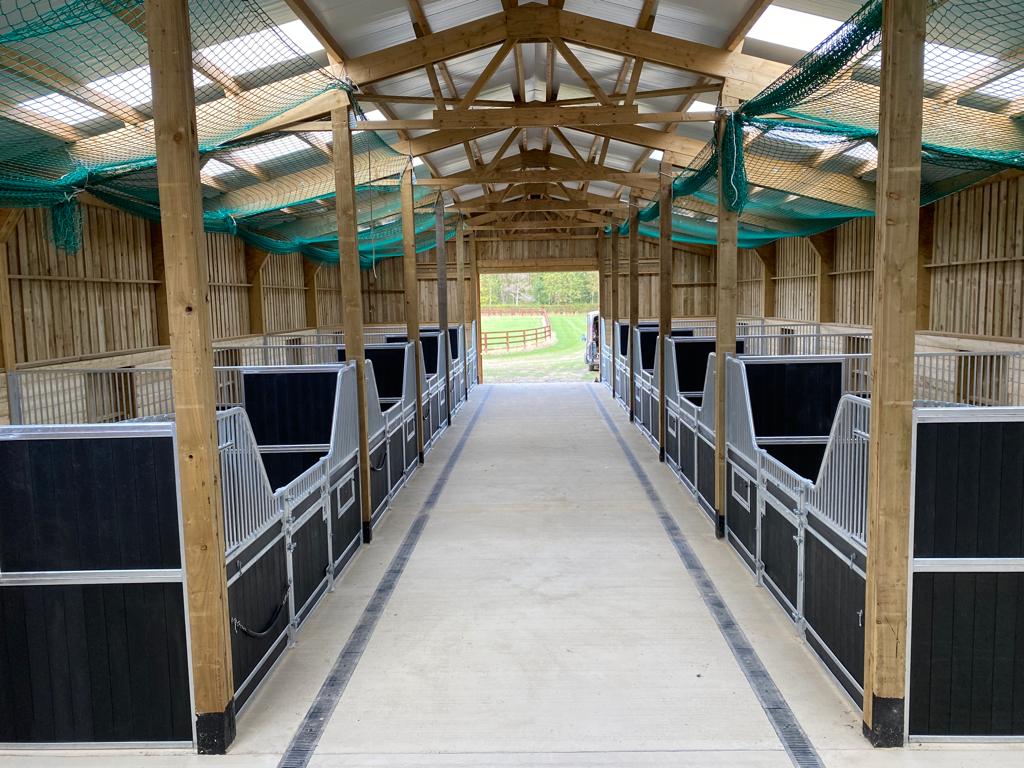 equestrian stables, barn stable manufacturers, arena construction, field shelters in Lancashire gallery image 9