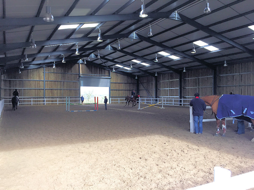 equine build, equestrian, arena, menage, horse stables, horse arena, equestrian centre, riding arena, stable block
